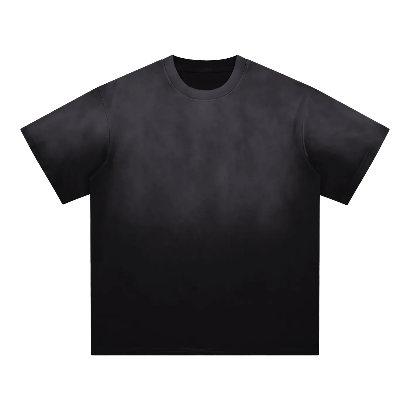 Sunfade Edge Gradient T-Shirt - Black